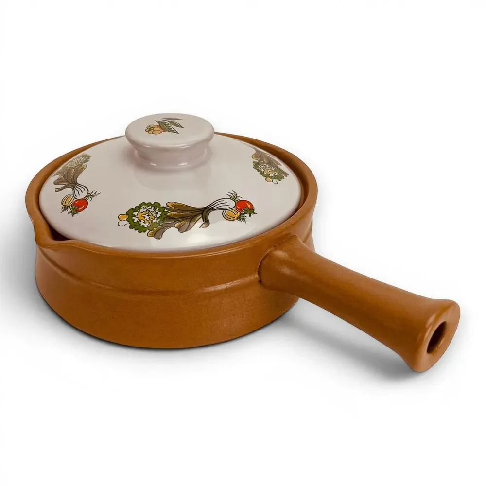 Ceramic French Onion Soup Bowl with Lid and Handle